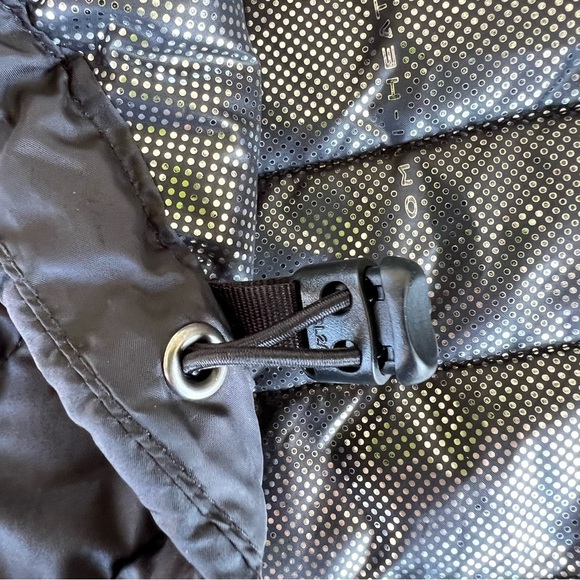 Columbia Powder Lite Hooded Jacket Black Small Style XK0678 Water Resistant GUC - Picture 9 of 13